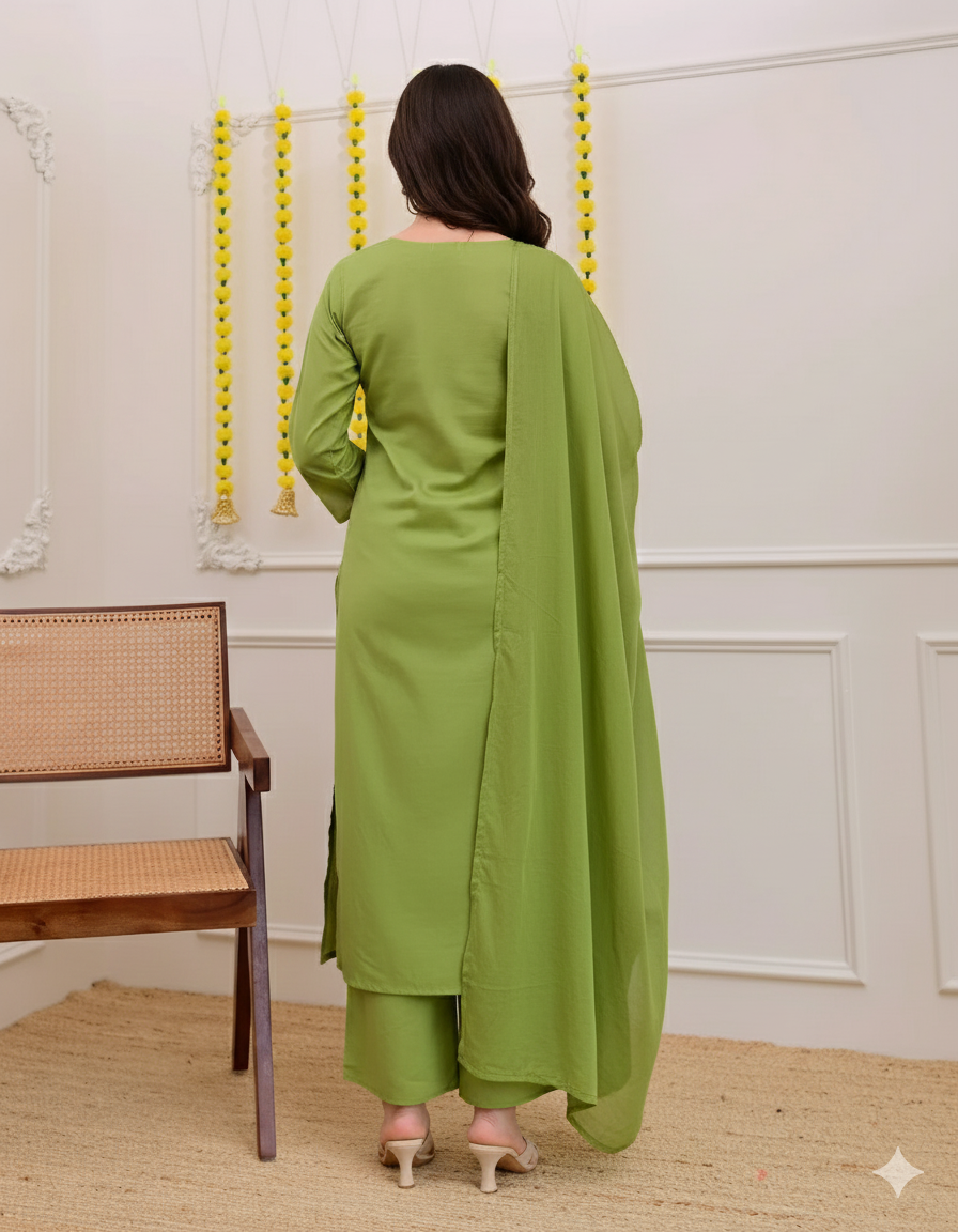 Dhruvi 395 Viscose Stylish Wear Top Bottom And Dupatta Collection