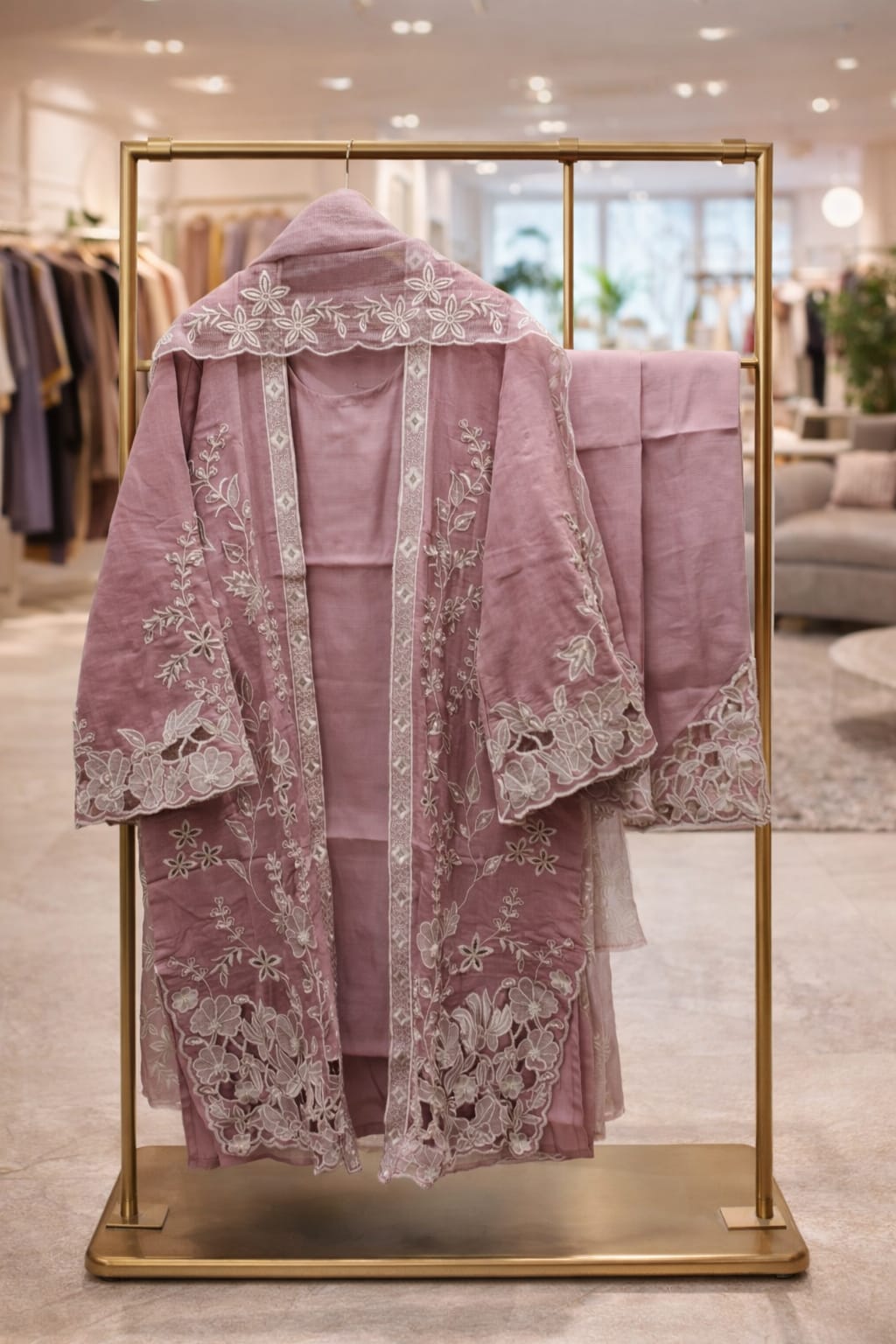 Luxury Pret Lpc 293 viscose slub Jacket Pakistani Readymade Collection 