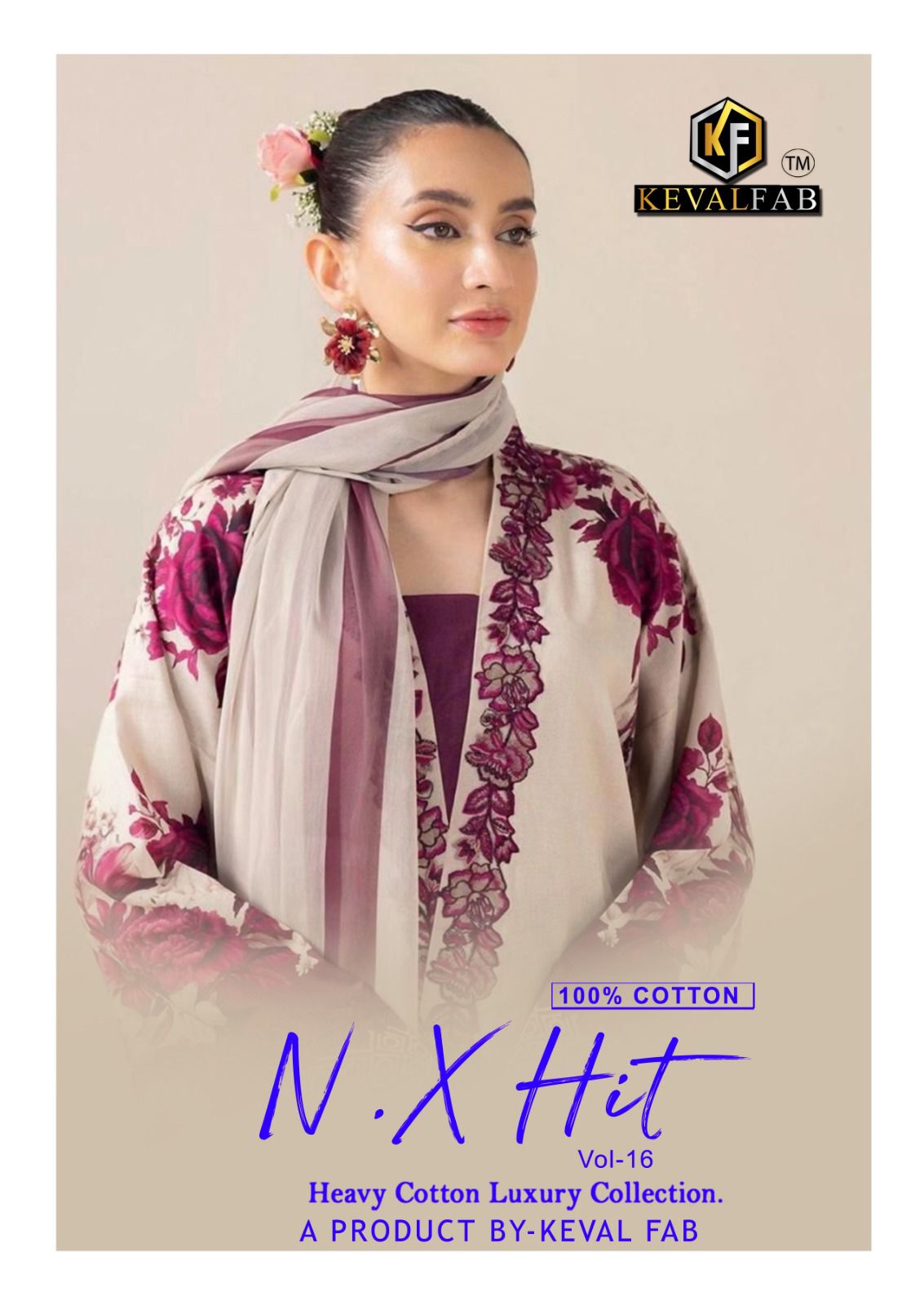 Keval Nx Hit Vol 16 Cotton Printed Karachi Dress Material Collection