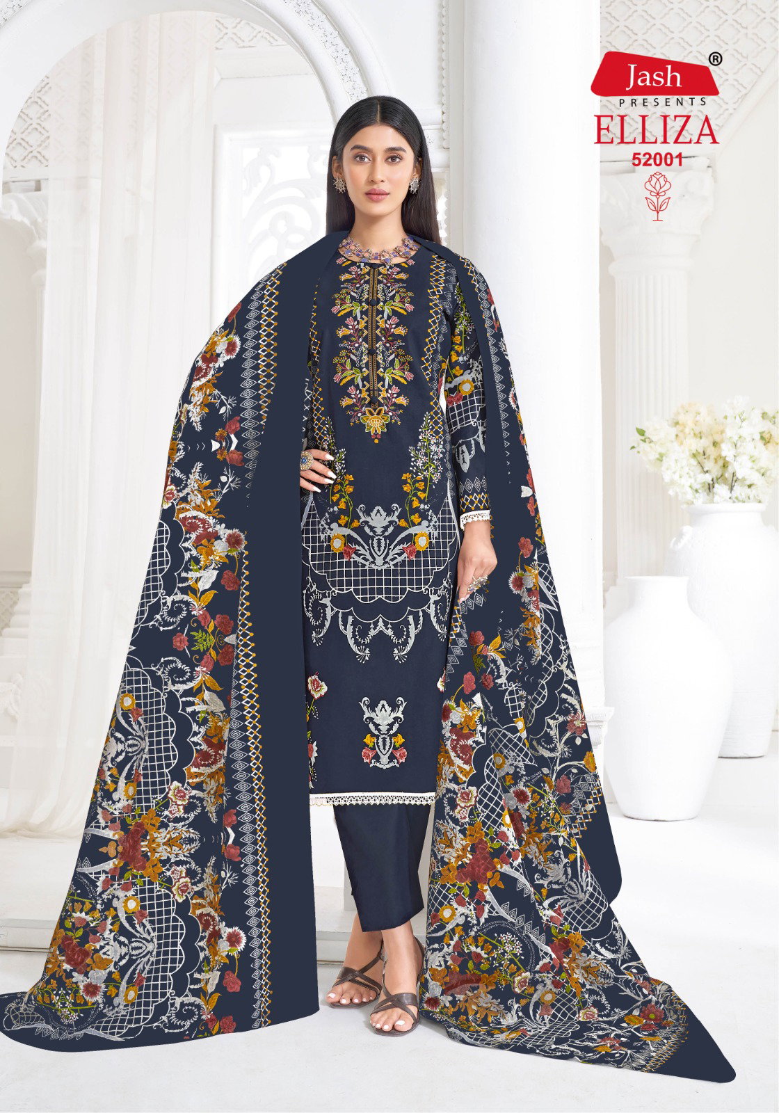 Jash Elliza Vol 52 Cotton Printed Dress Material Collection