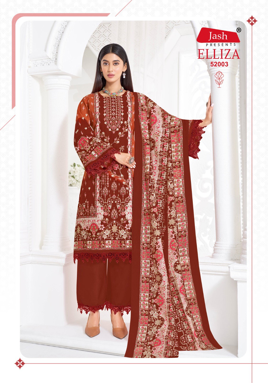 Jash Elliza Vol 52 Cotton Printed Dress Material Collection