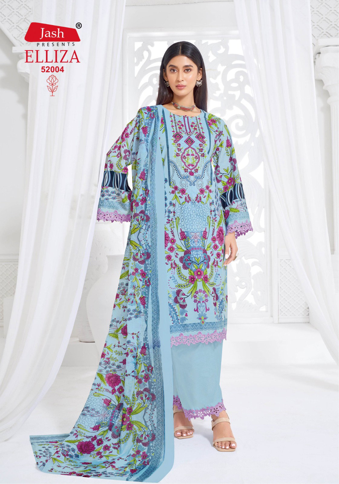 Jash Elliza Vol 52 Cotton Printed Dress Material Collection