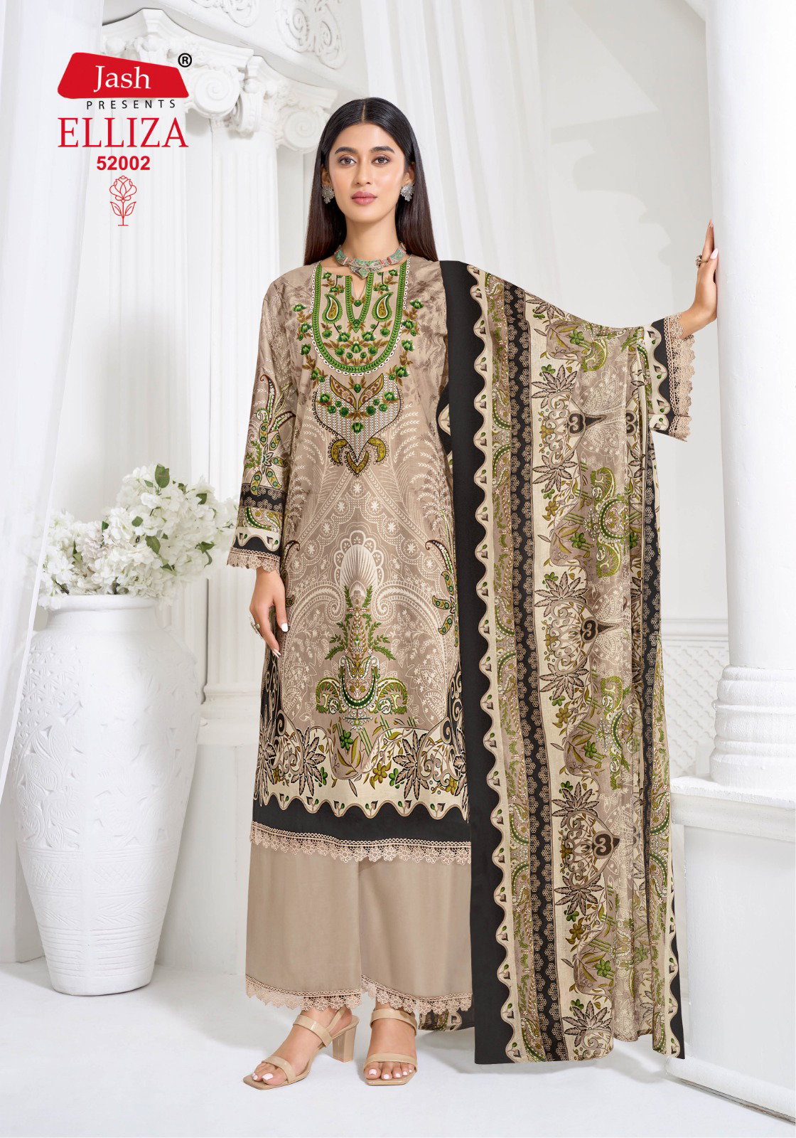 Jash Elliza Vol 52 Cotton Printed Dress Material Collection