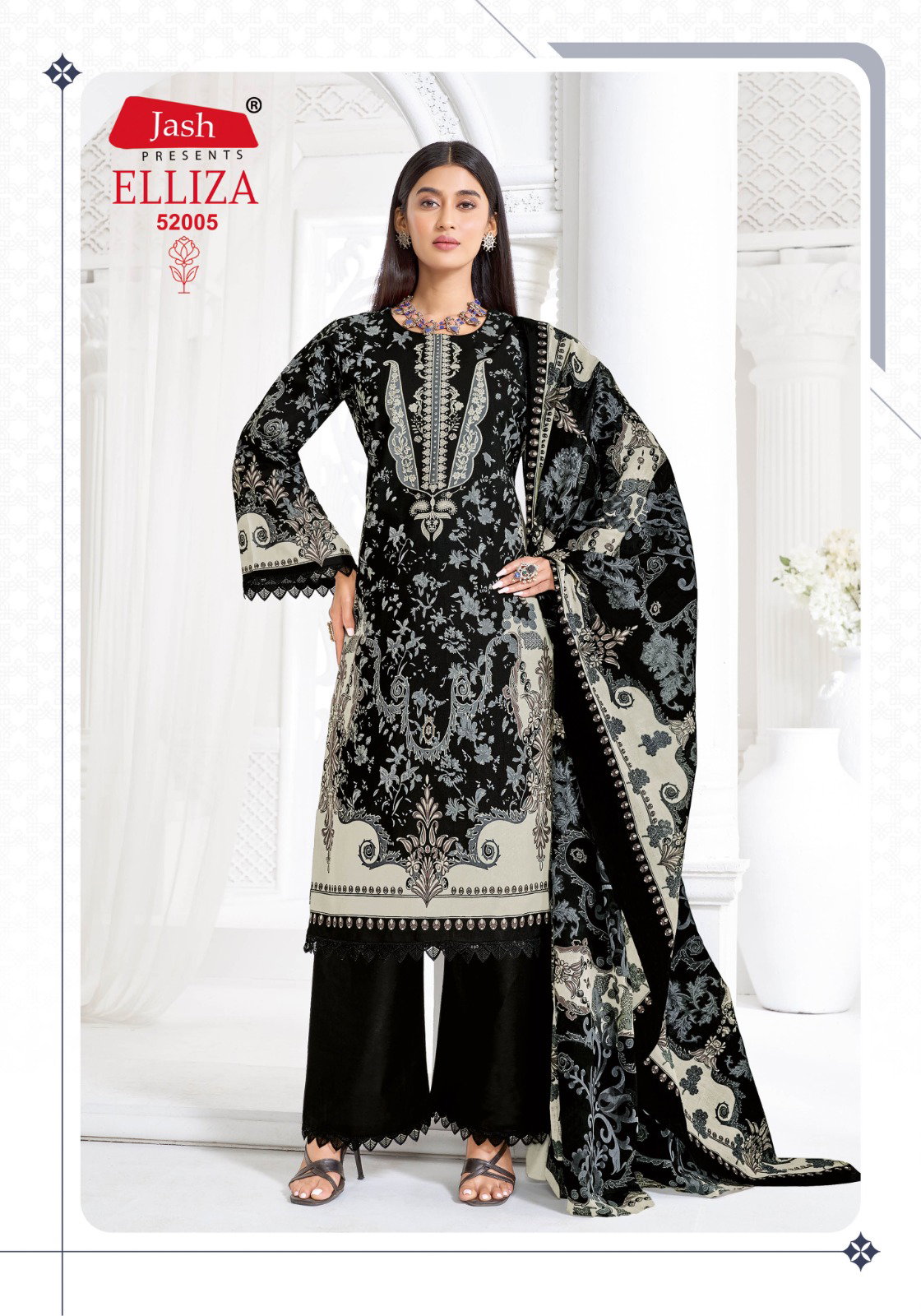 Jash Elliza Vol 52 Cotton Printed Dress Material Collection