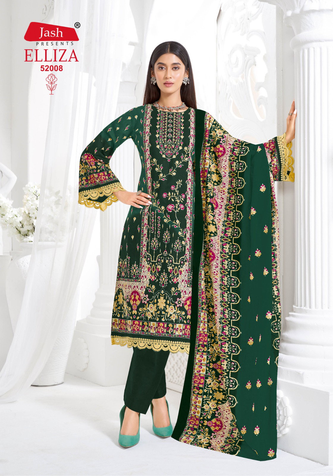 Jash Elliza Vol 52 Cotton Printed Dress Material Collection
