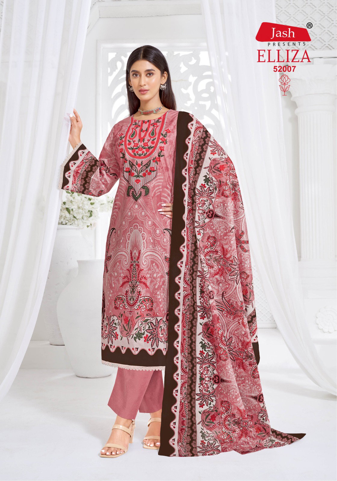Jash Elliza Vol 52 Cotton Printed Dress Material Collection