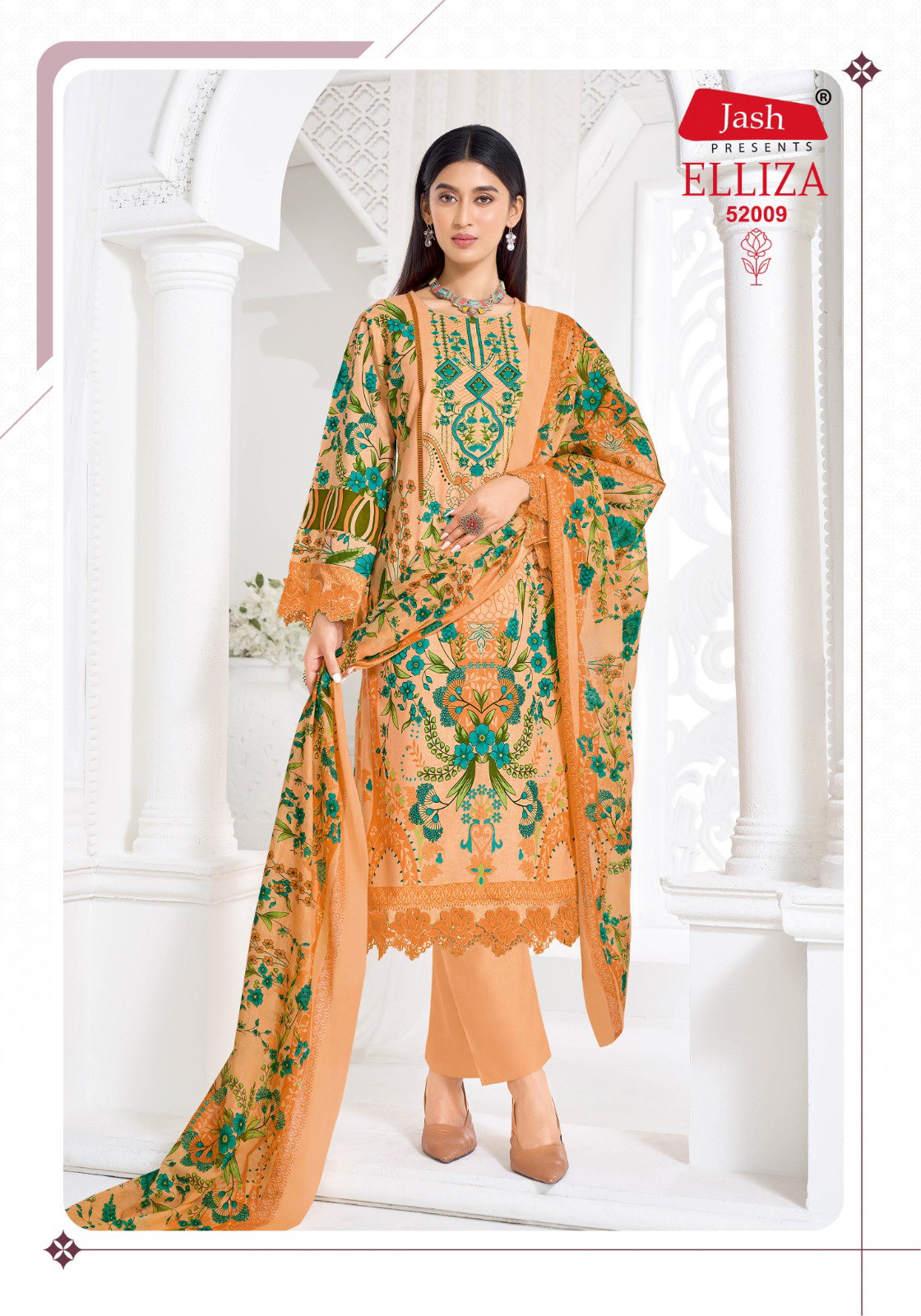 Jash Elliza Vol 52 Cotton Printed Dress Material Collection