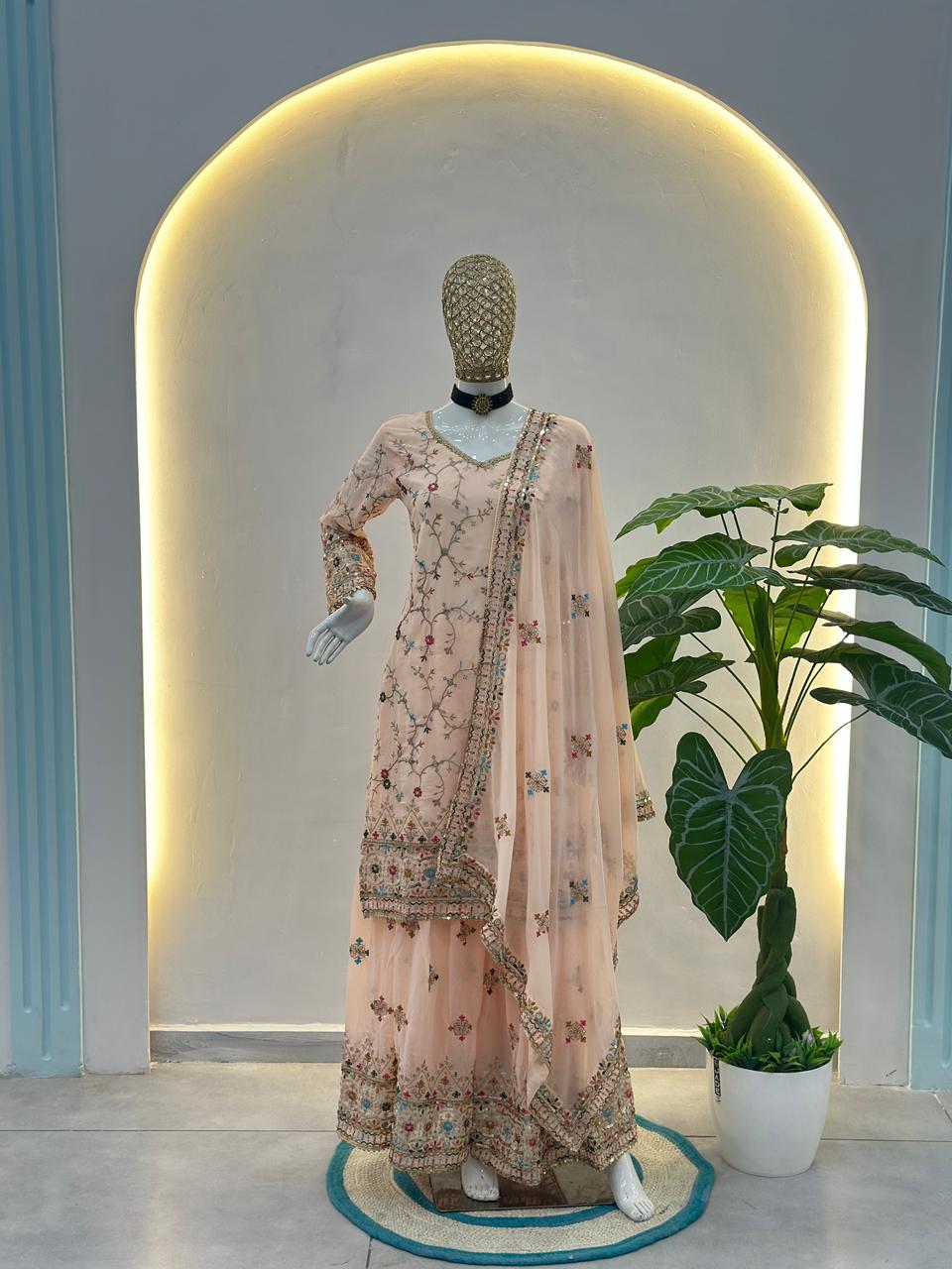 Dv 5152 Loving This Stunning Sharara Set Or A Festive Pakistani Dress Collection