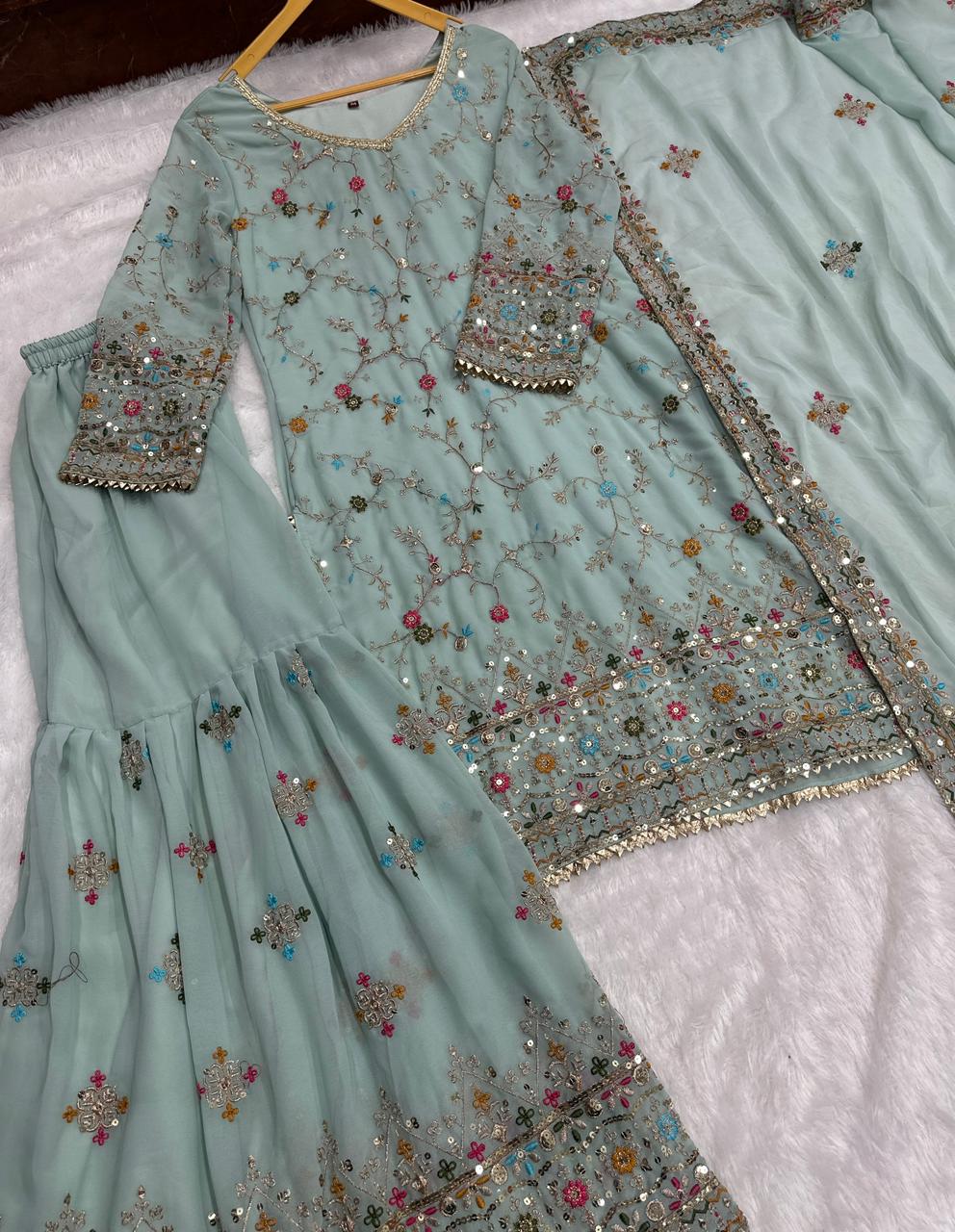 Dv 5152 Loving This Stunning Sharara Set Or A Festive Pakistani Dress Collection