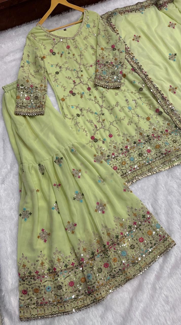 Dv 5152 Loving This Stunning Sharara Set Or A Festive Pakistani Dress Collection