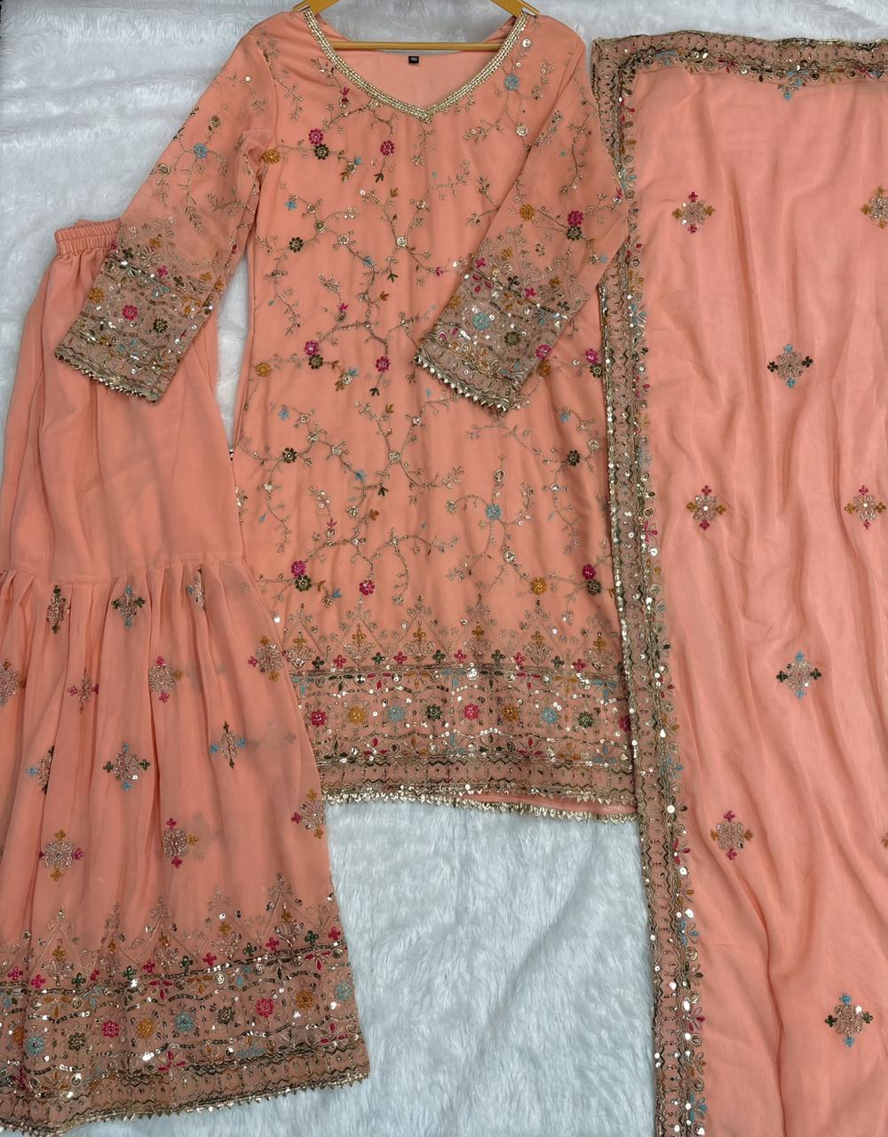 Dv 5152 Loving This Stunning Sharara Set Or A Festive Pakistani Dress Collection
