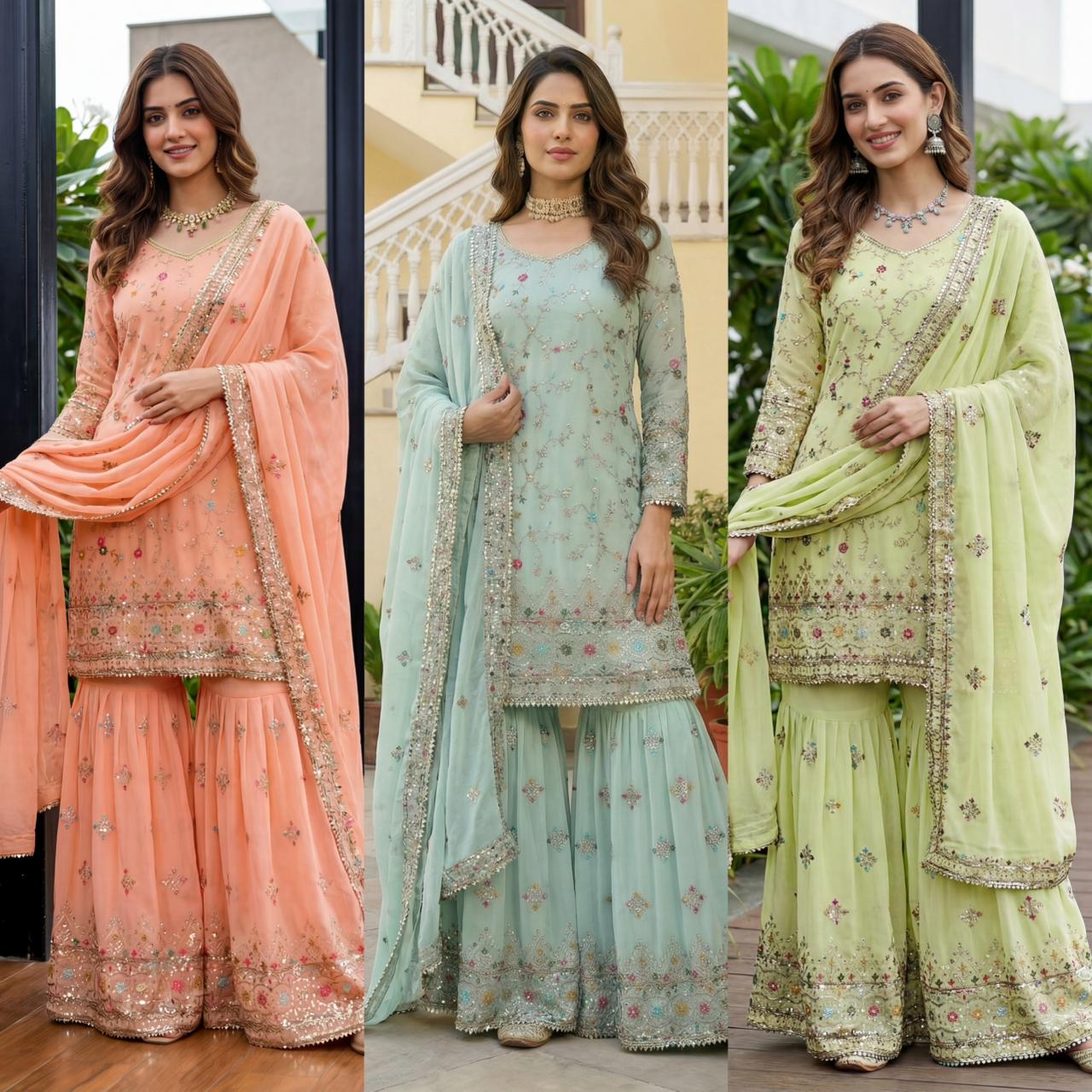 Dv 5152 Loving This Stunning Sharara Set Or A Festive Pakistani Dress Collection