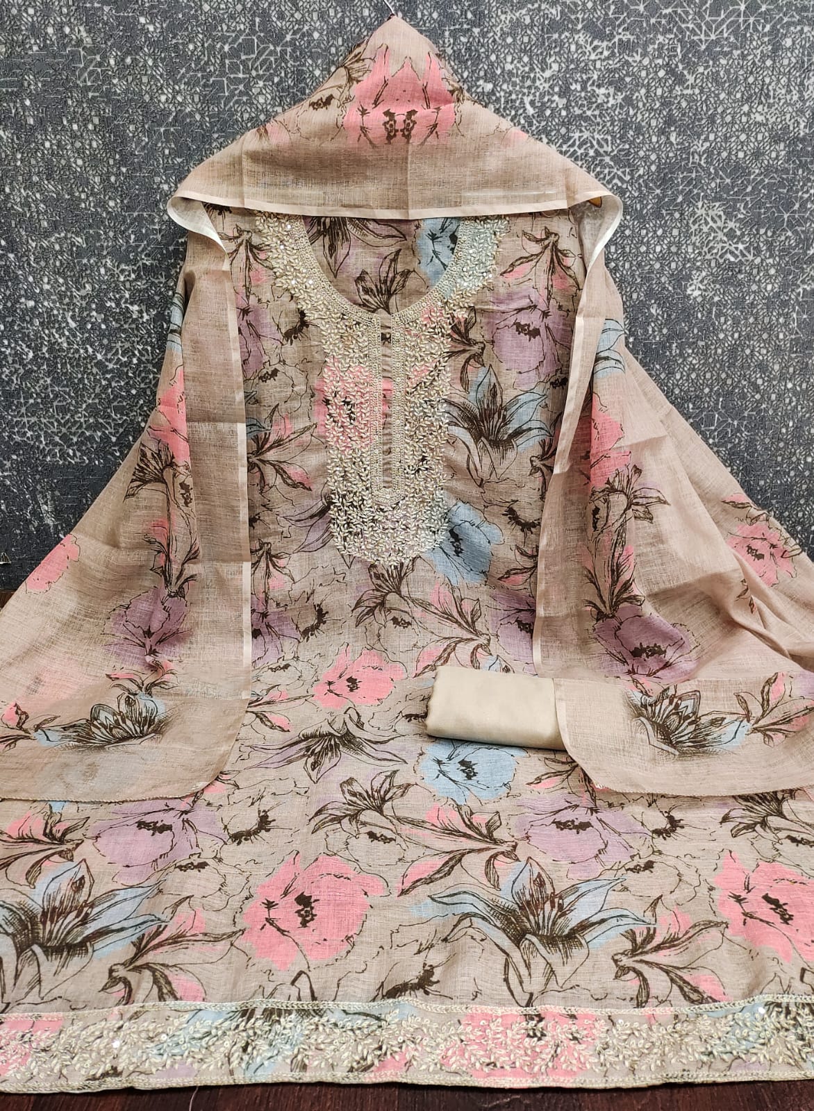 Designer Apurava Mal Cotton Digital Print Multi Work Dress Material Collection 