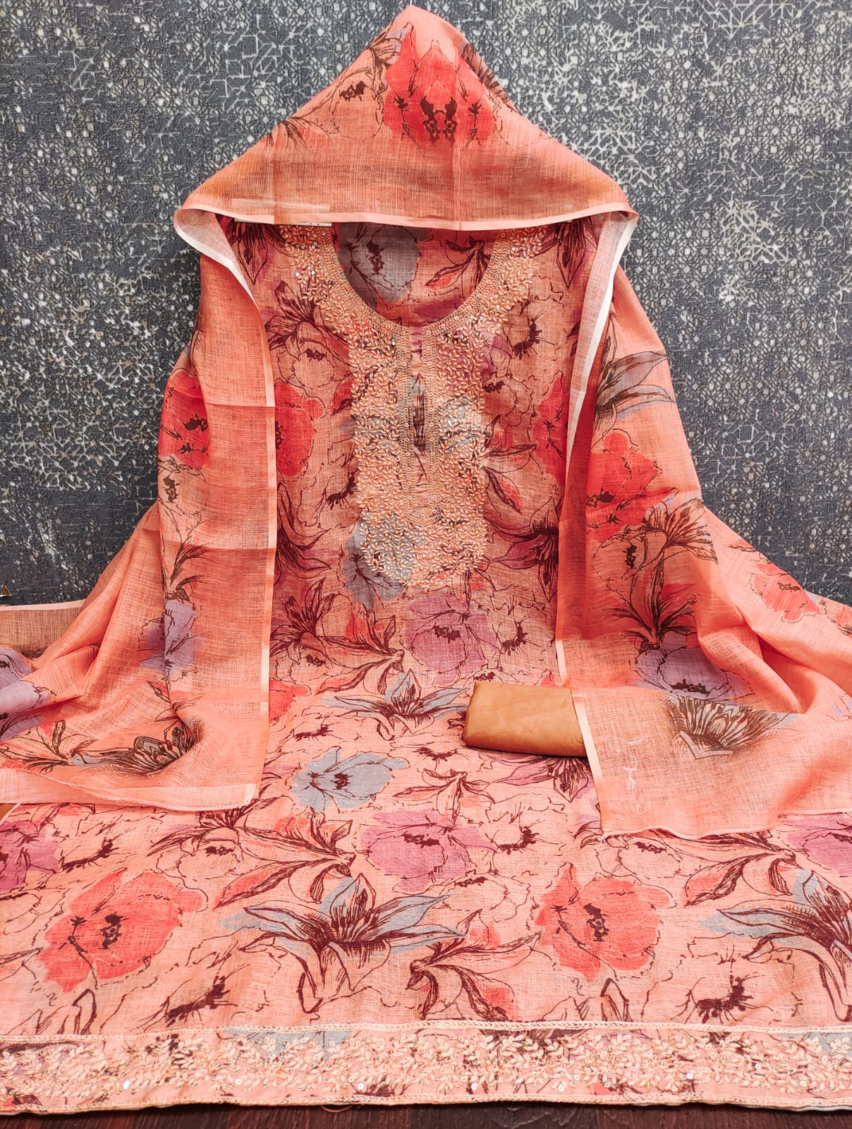 Designer Apurava Mal Cotton Digital Print Multi Work Dress Material Collection 