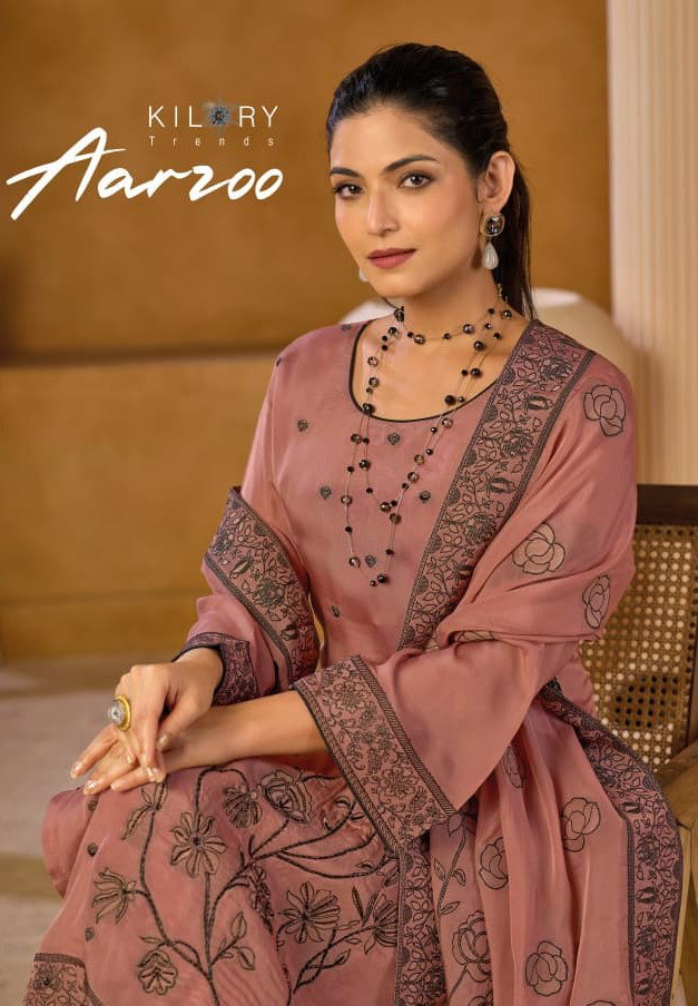 Kilory Aarzoo 2181 Organza Silk With Fancy Work Salwar Kameez