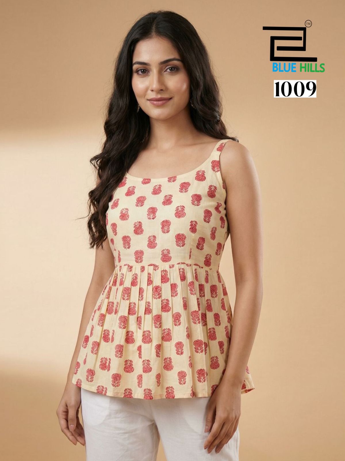 Blue Hills Princess Short Top Vol 3 Cotton Sleeveless Casual Wear Top Collection
