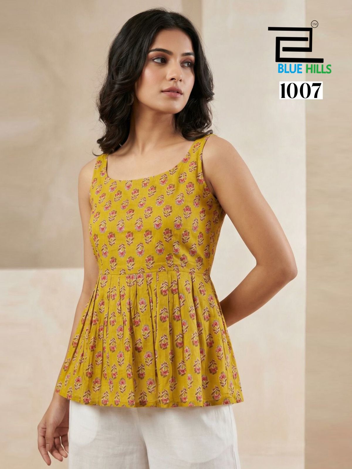 Blue Hills Princess Short Top Vol 3 Cotton Sleeveless Casual Wear Top Collection