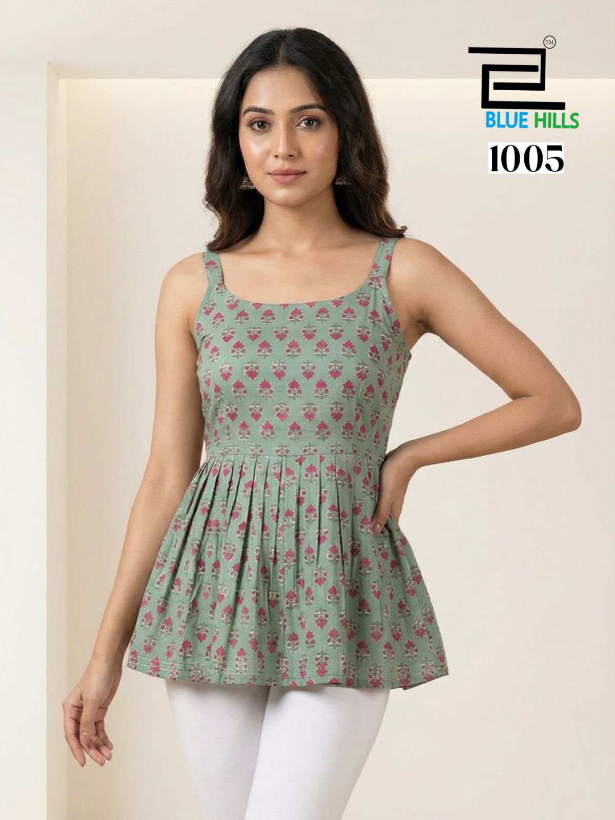 Blue Hills Princess Short Top Vol 3 Cotton Sleeveless Casual Wear Top Collection