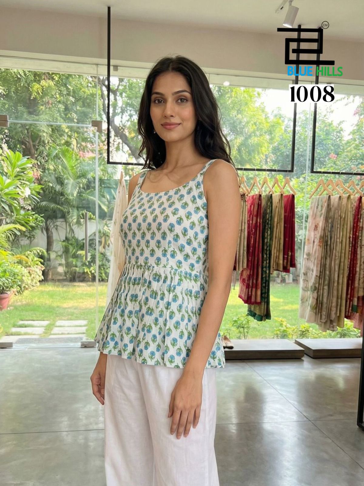 Blue Hills Princess Short Top Vol 3 Cotton Sleeveless Casual Wear Top Collection