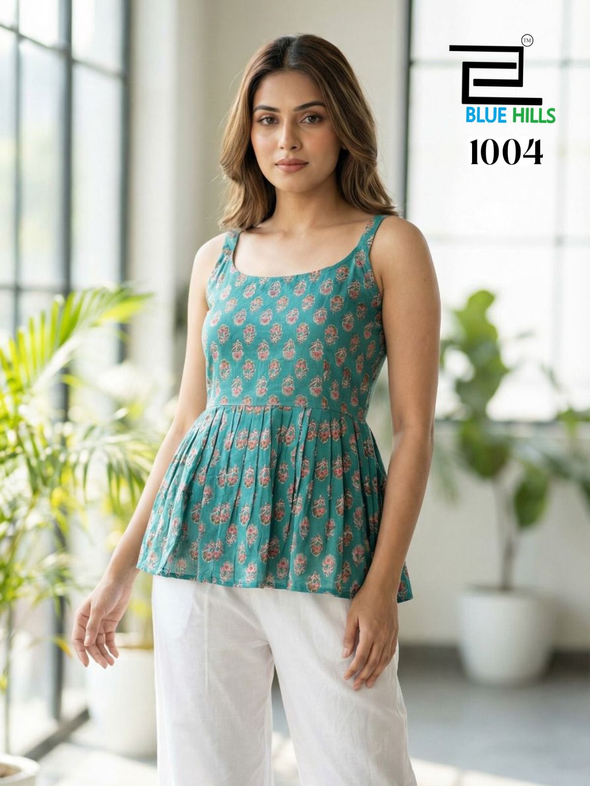 Blue Hills Princess Short Top Vol 3 Cotton Sleeveless Casual Wear Top Collection