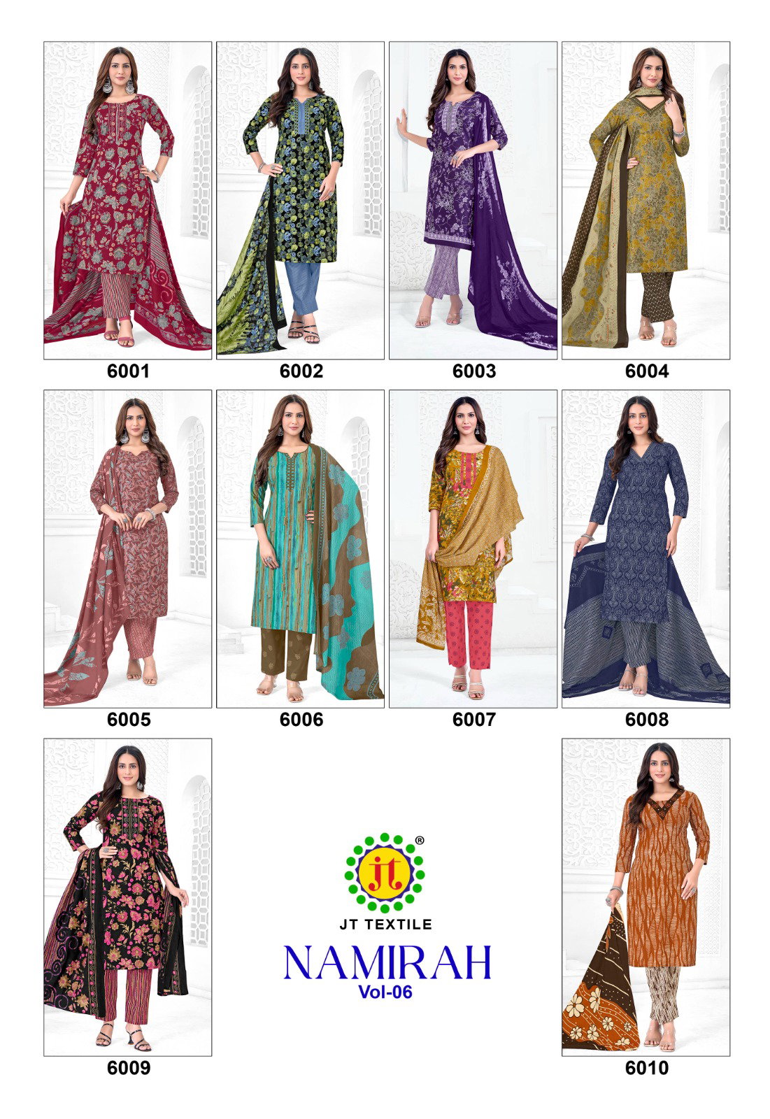 Jt Namirah Vol 6 Cotton Casual Wear Dress Material Collection