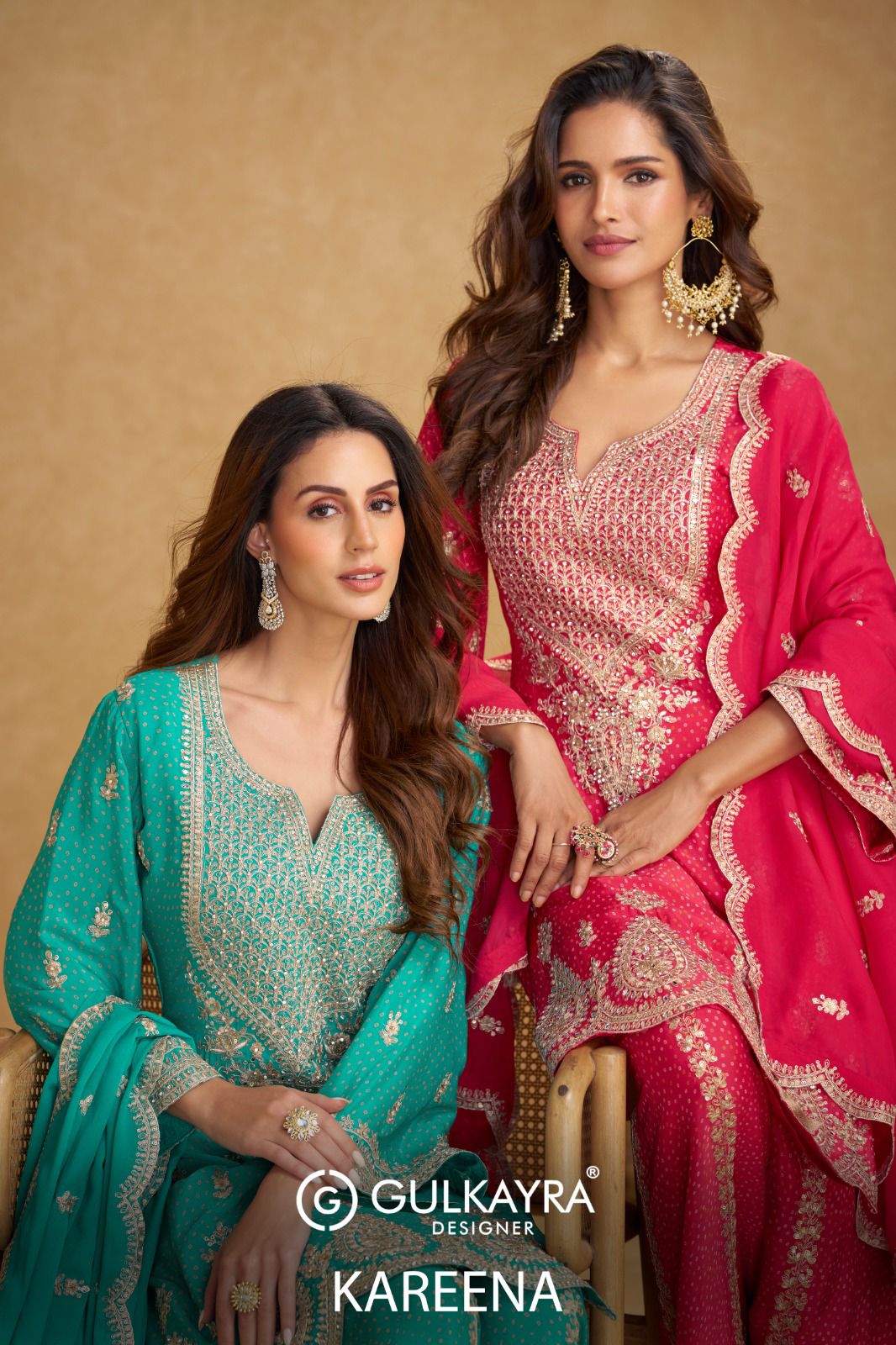 Gulkayra Kareena Chinon Digital Print With Embroidery Salwar Kameez