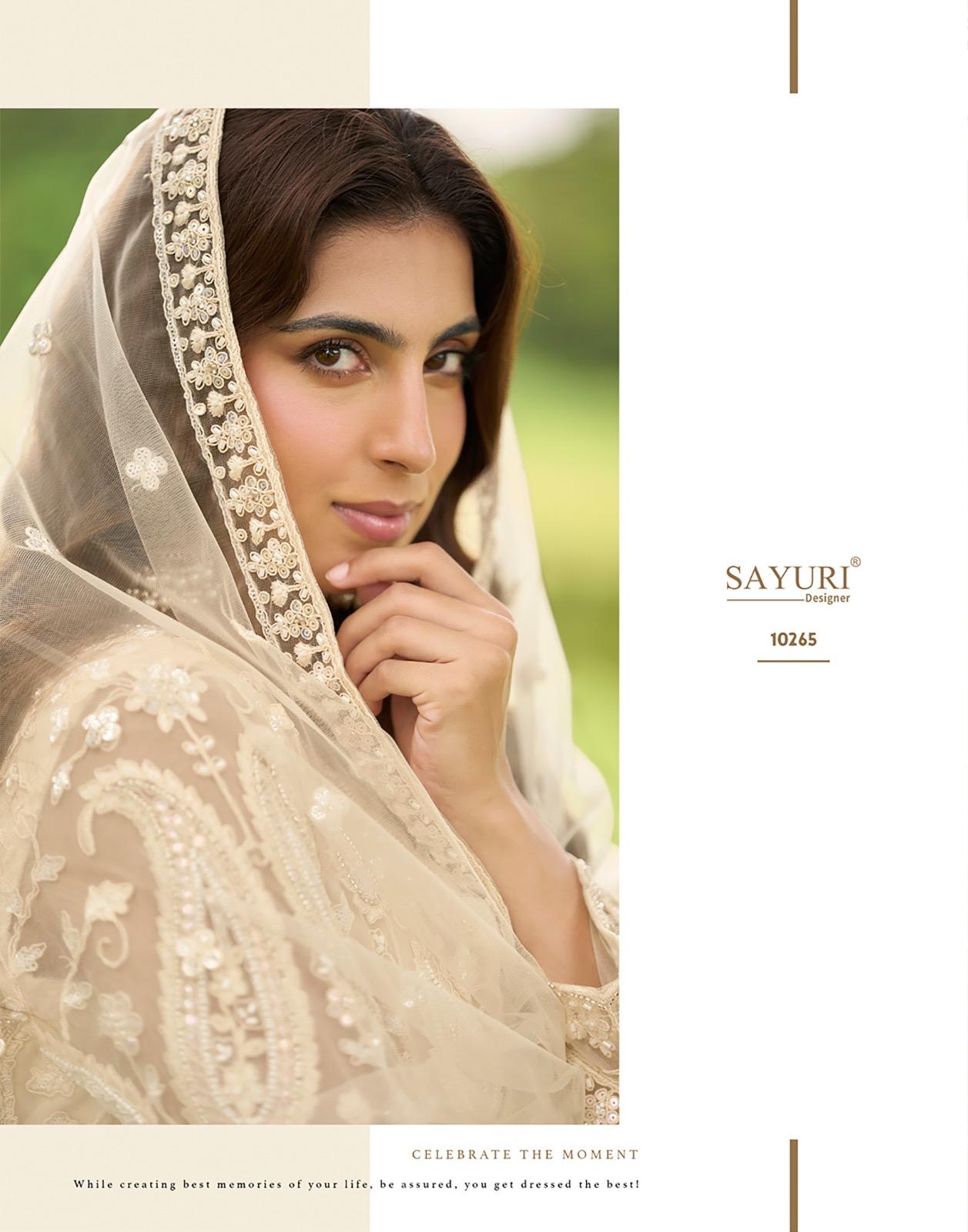Sayuri Sabnam Net With Beads Embroidered Work Salwar Kameez