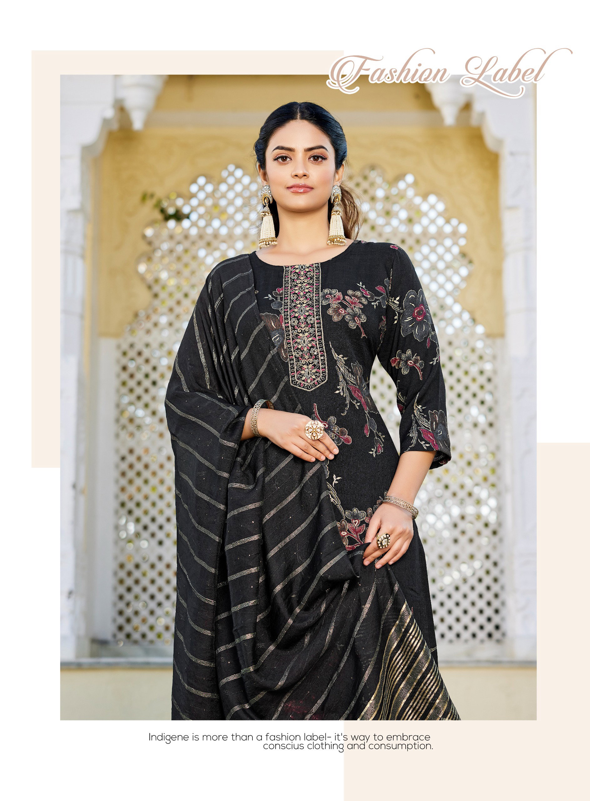 Radhika Seerat Vol 12 Rayon With Work Kurti Pant And Dupatta Collection
