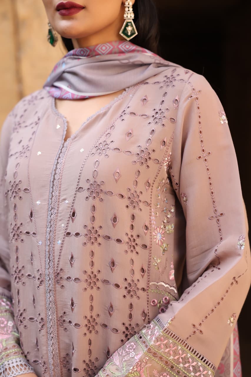 Naisha K 578 Mal Chanderi Festival Wear Kurti Pant And Dupatta
