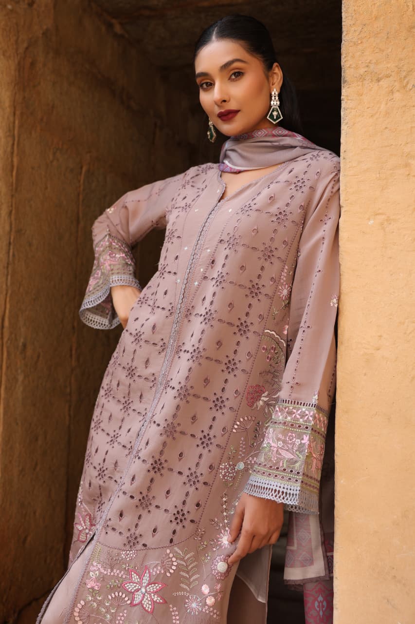 Naisha K 578 Mal Chanderi Festival Wear Kurti Pant And Dupatta