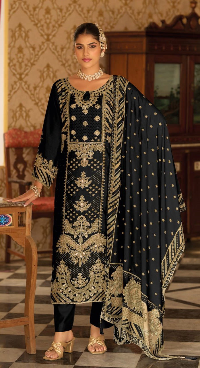 Shree Kt 325 A To D Viscose Maslin Digital Printed Salwar Kameez