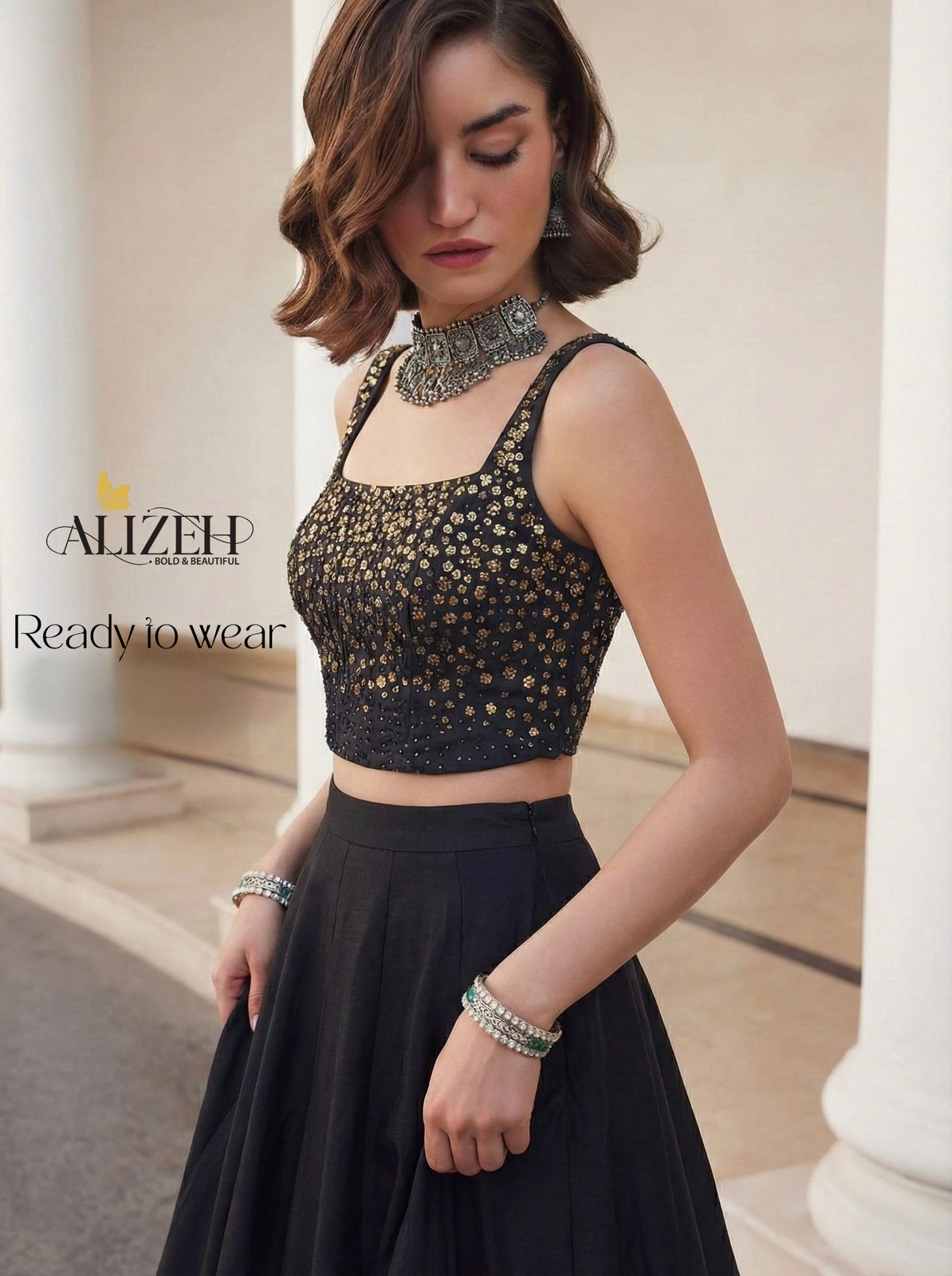 Alizeh 9004 And 9005 Silk Stylish Wear Lehenga Choli Collection
