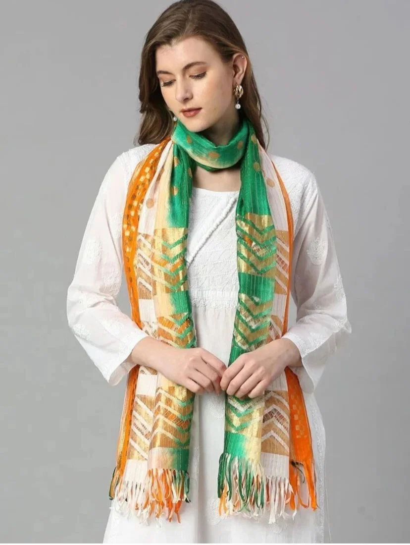 Maji Tiranga Dupatta Vol 1 jacquard Base Dupatta Collection 