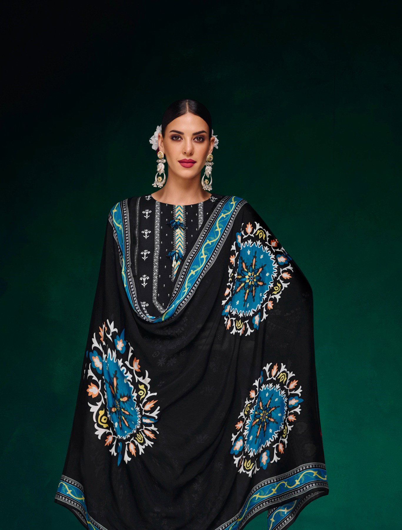 Kimora Heer Bazaar Muslin Digital Printed Embroidery Salwar Kameez