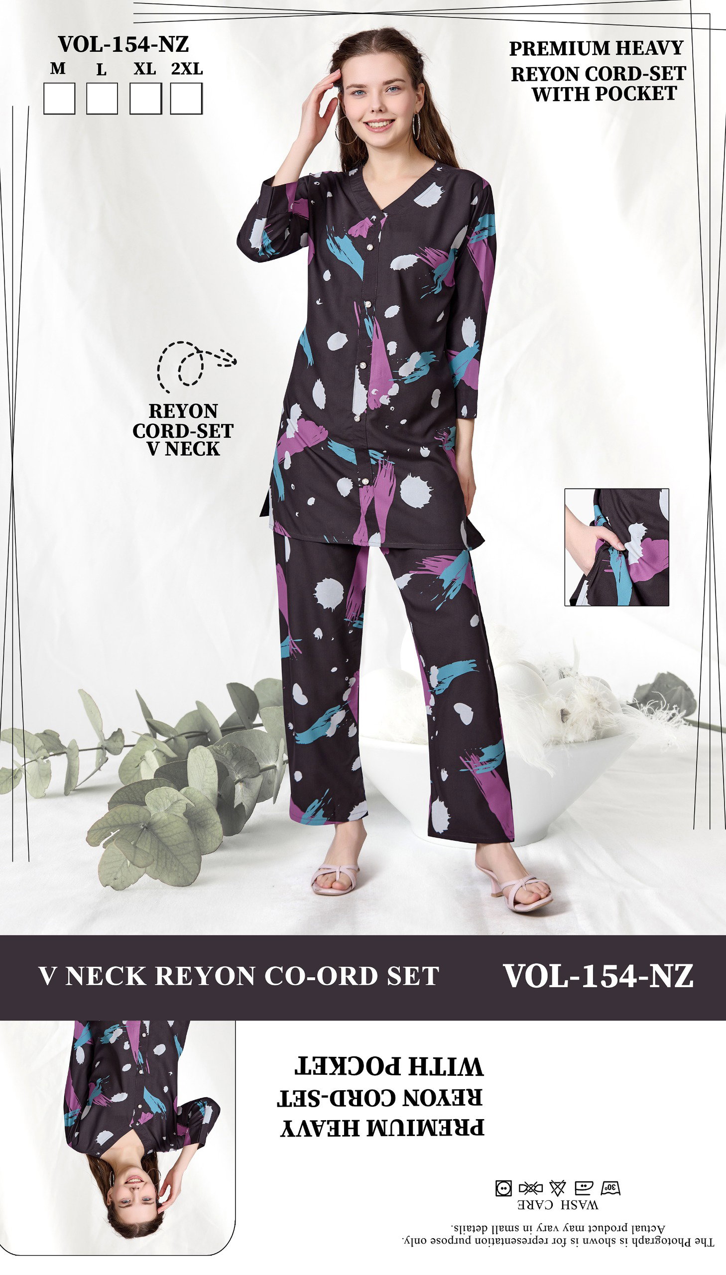 Summer Special 154 NZ Heavy Rayon Print Night Suit