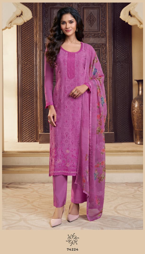 Vinay Kuleesh Silkina Royal Crepe 48 Crepe Digital Printed Designer Salwar Kameez