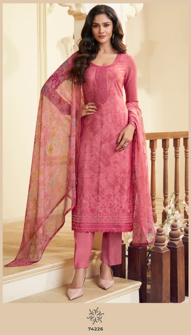 Vinay Kuleesh Silkina Royal Crepe 48 Crepe Digital Printed Designer Salwar Kameez