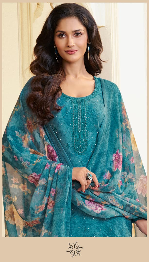 Vinay Kuleesh Silkina Royal Crepe 48 Crepe Digital Printed Designer Salwar Kameez