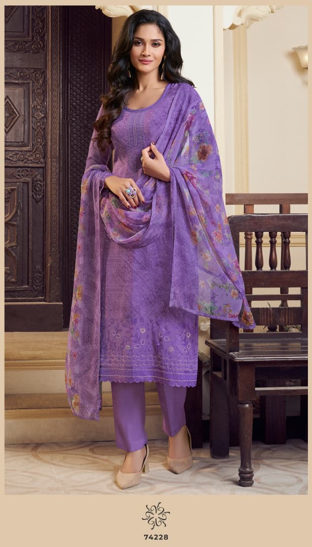 Vinay Kuleesh Silkina Royal Crepe 48 Crepe Digital Printed Designer Salwar Kameez