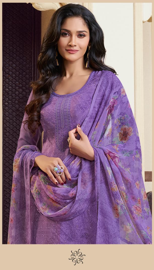 Vinay Kuleesh Silkina Royal Crepe 48 Crepe Digital Printed Designer Salwar Kameez