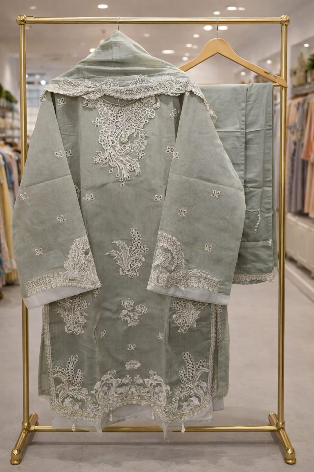  Luxury Pret 319 Orgnaza Embroidred Pakistani Readymade Collection 