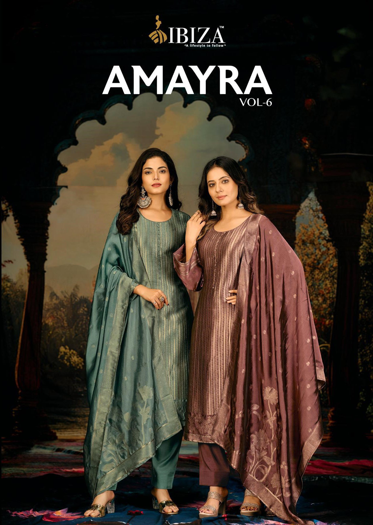 Ibiza Amayra Vol 6 Banglory Silk With Handwork Salwar Kameez