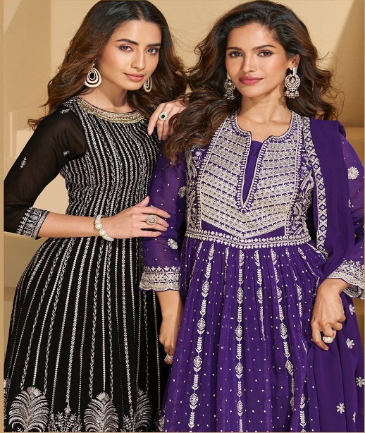 Sargam Super Hit 10004 Series Georgette Salwar Kameez Collection