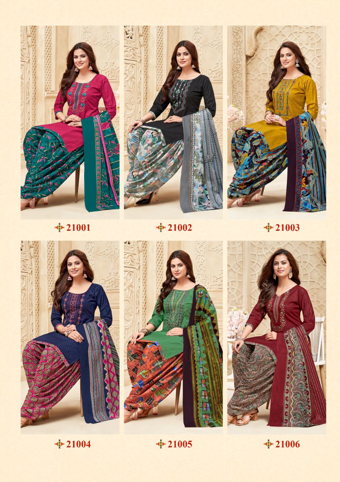 Balaji Raspberry Vol 21 Pure Cotton Printed Dress Material