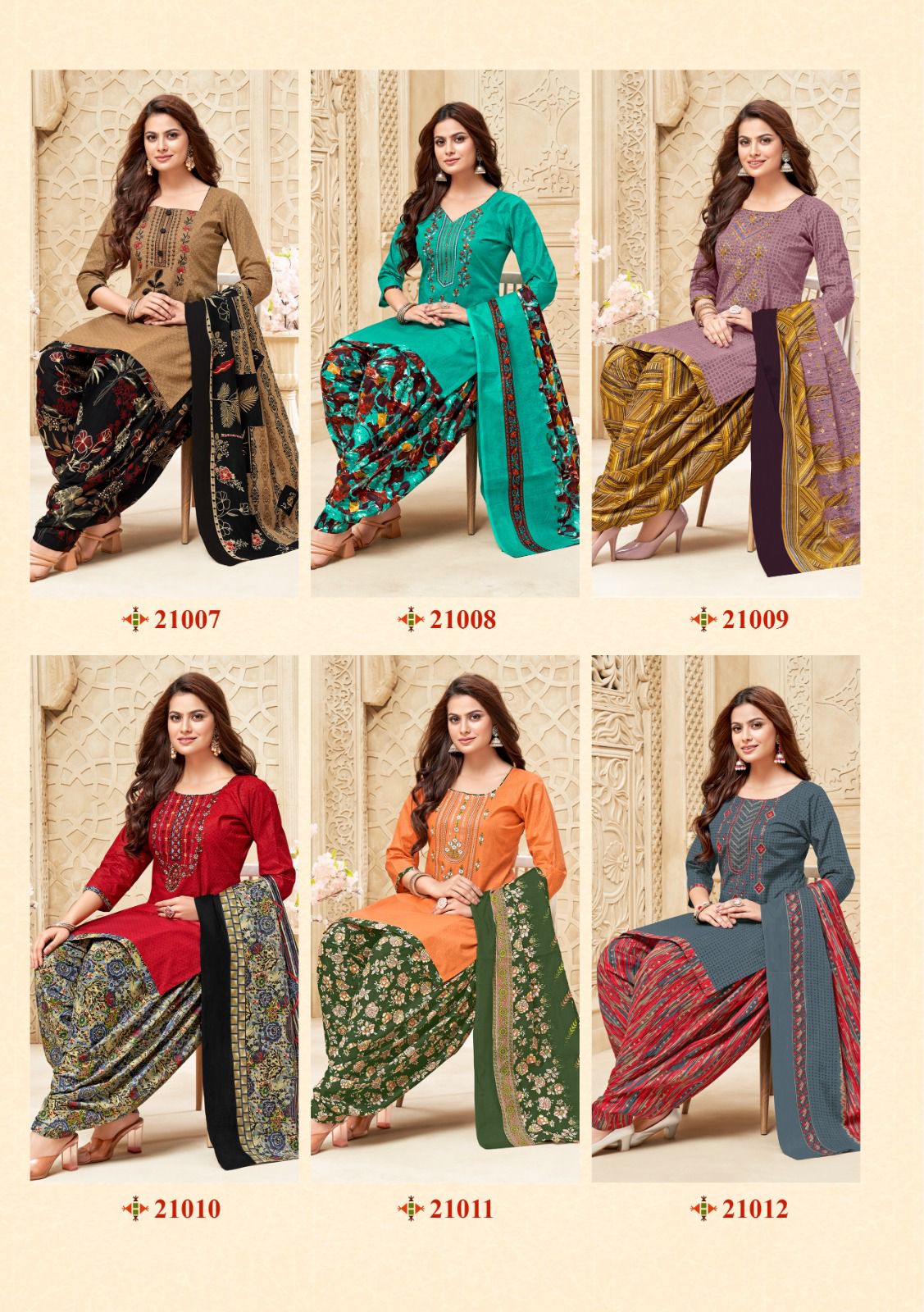 Balaji Raspberry Vol 21 Pure Cotton Printed Dress Material