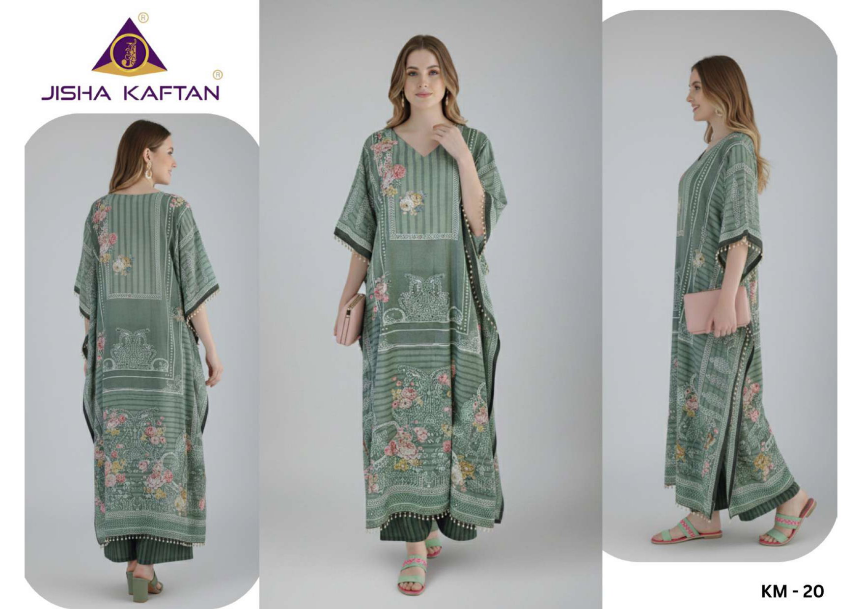 Jisha Kaftan Value Addition Vol 3 Silk Co Ord Set Collection