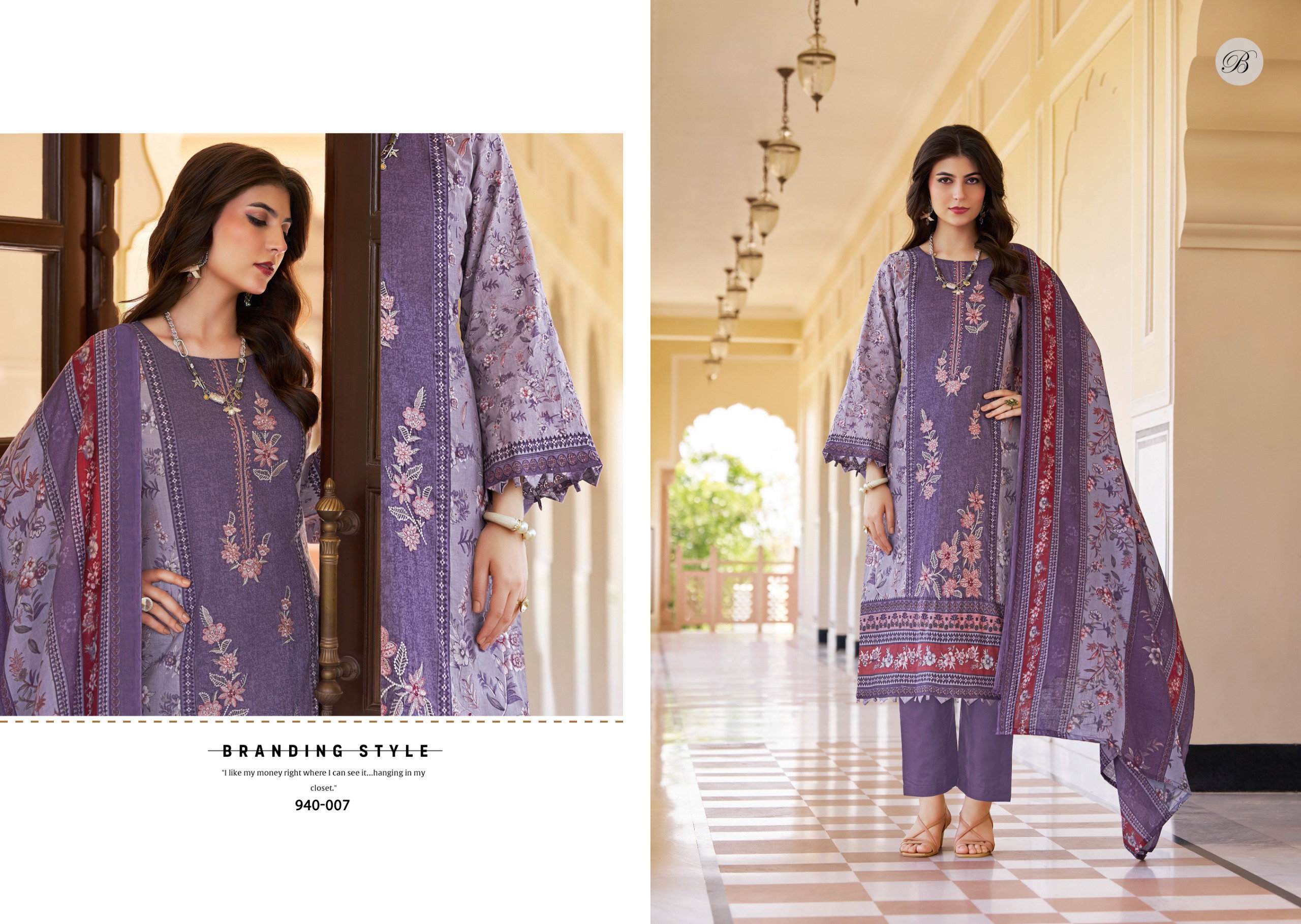 Belliza Naira Vol 128 Cotton Digital Prints Embroidery Dress Material Collection