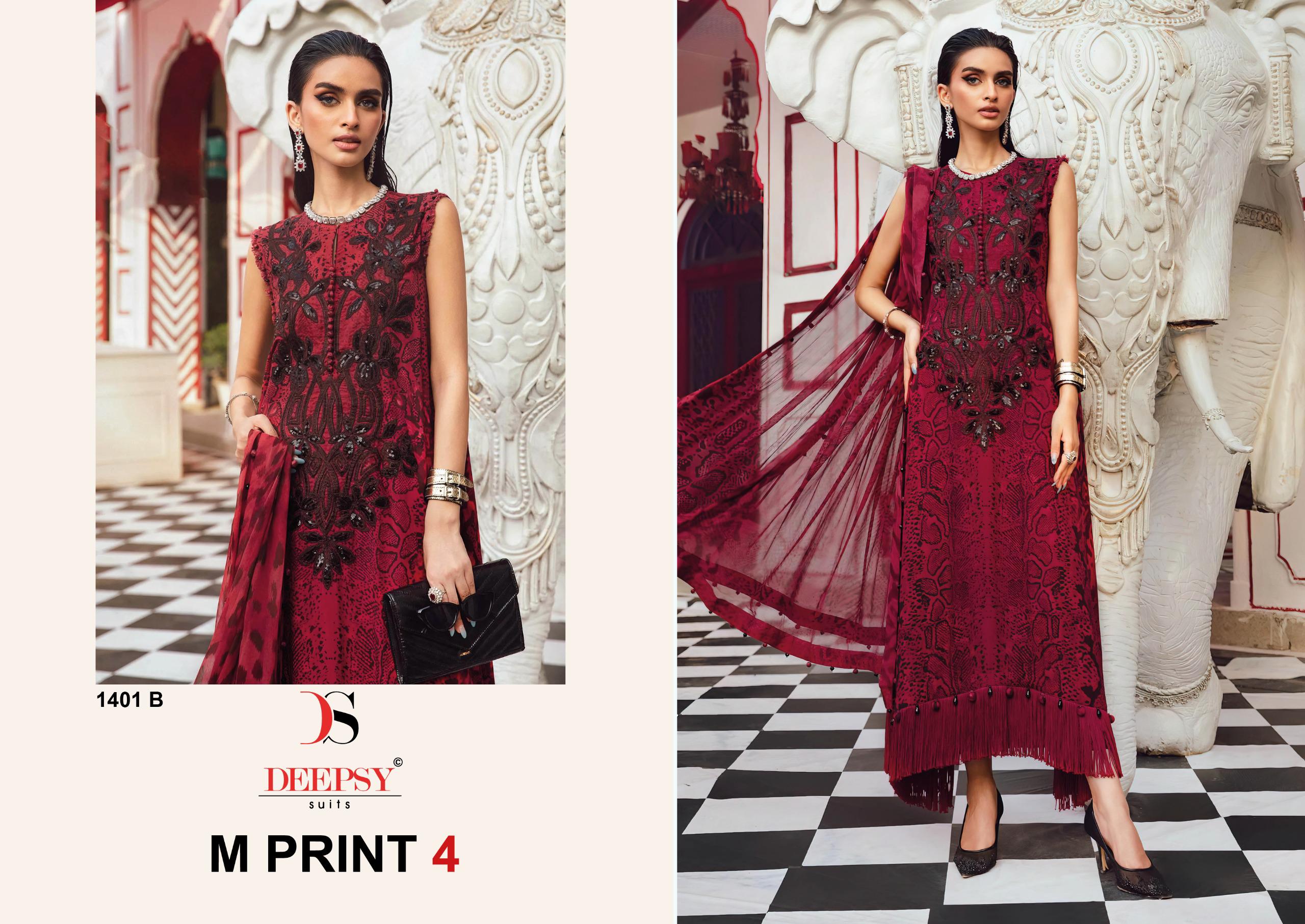 Deepsy M Print Vol 4 Cotton Dupatta Cotton Pakistani Salwar Kameez