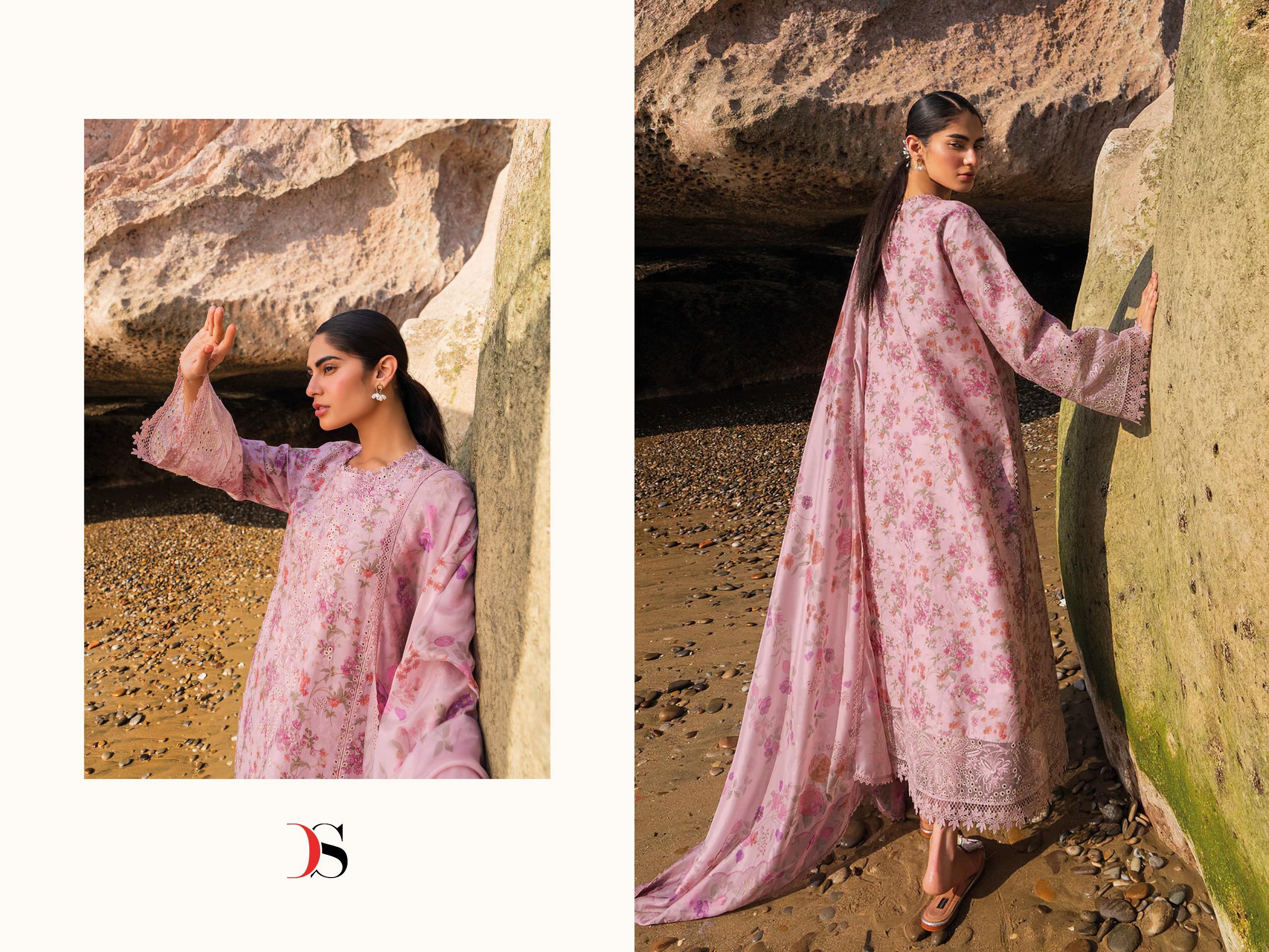 Deepsy Jade Premium Vol 3 Chiffon Dupatta Cotton Pakistani Salwar Kameez