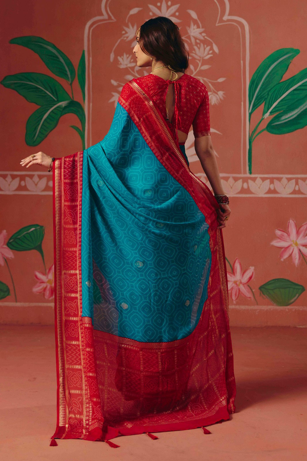 Shubh Shree Pachedi 1 Bamber Georgette Kasab Border Saree